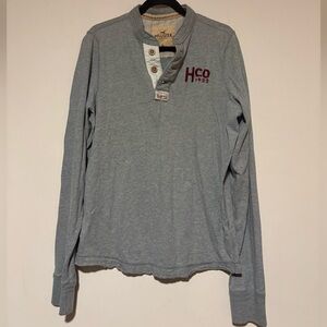 Vintage Hollister henley shirt men's sz XL